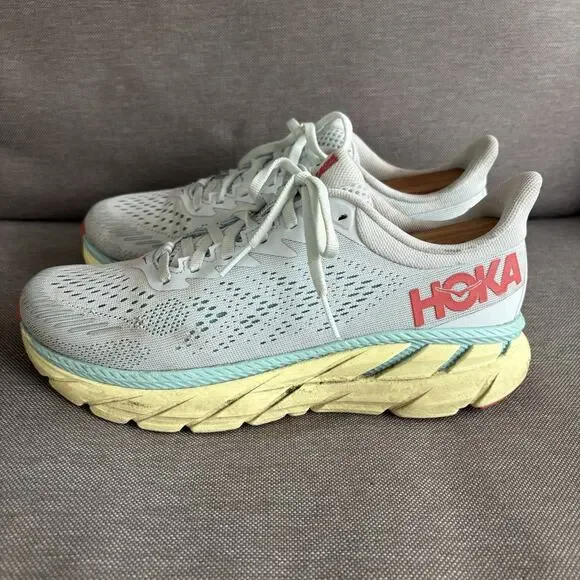 Hoka One One Womens Clifton 7 1110509 MMHC Blue Running Shoes Sneakers US Size 7 - Picture 10 of 16